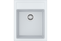 Sirius - Evier à encastrer / 430 x 530 mm / 1 bassin / Blanc