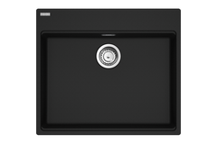 MARIS - Cuve à encastrer / 635 x 559 mm / Vidage Manuel / Noir mat