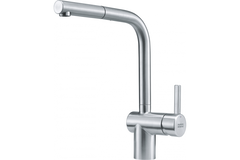 Atlas Neo - Vensterkraan met uittrekbare uitloop / Side lever / RVS