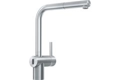 Atlas Neo Sensor - Mitigeur à bec extractible / 1 jet / Levier sur le côté / Inox
