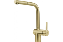 Atlas Neo L - Mitigeur à bec extractible / 1 jet / Levier sur le côté / Reflet d'or