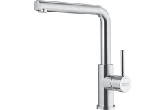 Smart Glenda L - Mitigeur à bec orientable / Levier sur le côté / Inox