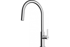 Maris Slim J - Mitigeur à bec extractible / 1 jet / Levier sur le côté / Chrome