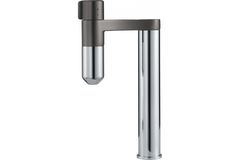 Vital - Filtersysteem met vaste uitloop / Chroom-Gun metal