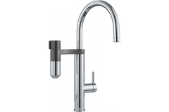Vital - Système de filtration à bec orientable / Levier sur le côté / Chrome & Gun metal