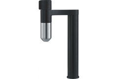 Vital - Système de filtration à bec fixe / Inox Look & Noir mat