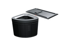 Sorter Solo - Récipient / Ouverture latérale / 600 mm / 40 l / Raccord / Porte-récipient