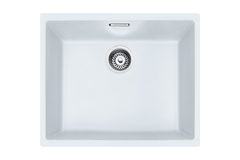 Sirius - Onderbouwspoelbak / 525 x 440 mm / 1 bak / Effen Wit