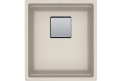 KUBUS 2.0 PRO - Onderbouwspoelbak / 1 bak / 370 x 420 x 200 mm / Manuele lediging / Koffieroom + Set 3 accessoires