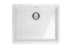 KUBUS X - Cuve à sous-encastrer / 545 x 454mm / Vidage manuel / Blanc