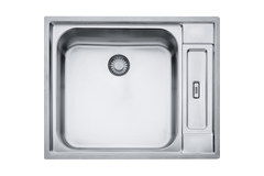 Argos Care-Center - Evier à affleurer & SlimTop / 625 x 510 mm / 1 / Bassin / Lisse