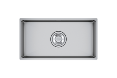BOX DRAIN SILENT - Vlakbouwspoelbak / SlimTop / Onderbouw / 800 x 410 mm / RVS glad