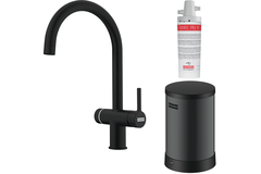 Maris Water Hub - 3 in 1 set met zwenkbare uitloop / Side Lever / Zwart mat / Boiler 4 liter