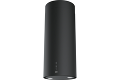 Tube Plus - Hotte îlot recyclage / 900 mm / noir mat