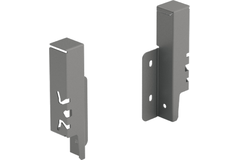 Raccord de paroi arrière ArciTech  126 mm, anthracite, à droite