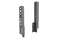 Kit de raccords de paroi arrière ArciTech 218 mm, anthracite, à gauche et à droite