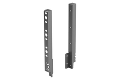 Kit de raccords de paroi arrière ArciTech 282 mm, anthracite, à gauche et à droite