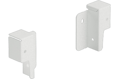 Kit de raccords de paroi arrière ArciTech 78 mm, blanc, à gauche et à droite