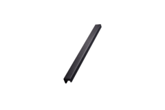 Poignée station ea320 l350 alu brossé noir mat 