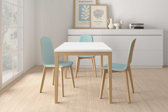 Table ext. Toy 100x60 anthra-verre anthracite 