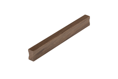 Profielgreep ba160 184x23mm walnoot