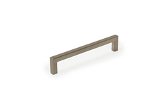 Poignée U BA128 L136.5 zamac brossé nickel