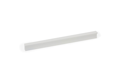 Poignée ANGLE BA128-160 L200 aluminium mat blanc