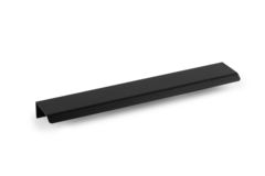 Greep CURVE BA128 L200 aluminium mat zwart