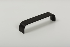 Poignée SENSE BA128 L135 aluminium brossé noir