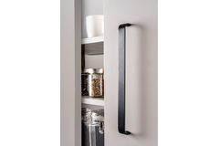 Poignée SENSE BA320 L327 aluminium brossé noir