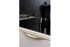 Poignée NOMA BA128 L200 aluminium brillant aluminium