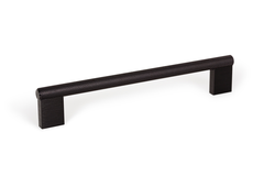 Poignée GRAF MINI BA160 L182 aluminium brossé noir