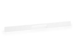 Poignée PEAK BA448-160 L500 aluminium mat blanc