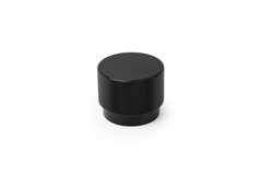 Bouton GRAF BIG Ø38 aluminium brossé noir