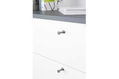 Bouton DIABOLO Ø13.5 aluminium look inox
