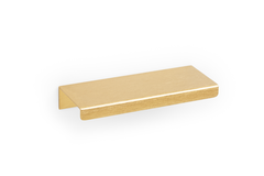 Poignée WAY BA64 L100 aluminium brossé foncé laiton