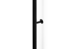 Poignée RILLE BA992-496 L1022 aluminium brossé noir