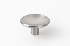 Bouton DISC Ø38 zamac brossé nickel