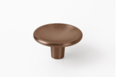 Bouton DISC Ø38 zamac brossé bronze