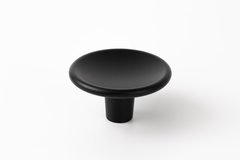 Bouton DISC Ø38 zamac mat noir