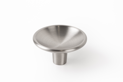 Bouton DISC Ø50 zamac brossé nickel