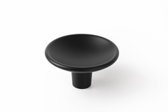 Knop DISC Ø50 zamak mat zwart