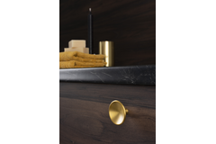 Bouton DISC Ø38 zamac brossé bronze