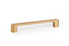 Greep LUV BA192 L202 zamak geborsteld messing cava