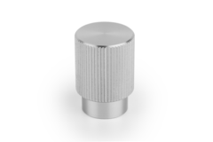 Knop ARPA Ø22 aluminium rvs-look