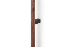 Poignée ETO BA992-496 L1006.6 bois / aluminium noir / noyer