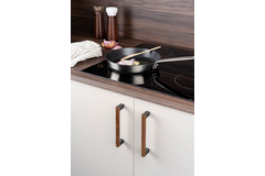 Greep ETO BA320 L334.6 hout / aluminium zwart / zwart hout