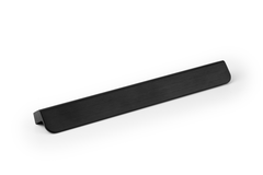 Poignée FLAPP BA128-160 L200 aluminium brossé noir