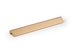 Poignée FLAPP BA128-160 L200 aluminium brossé laiton cava