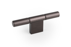 Poignée POINT L110 aluminium titane noir